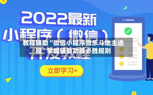 教程辅助“微信小程序微乐斗地主透视”掌握辅助功能必胜规则
