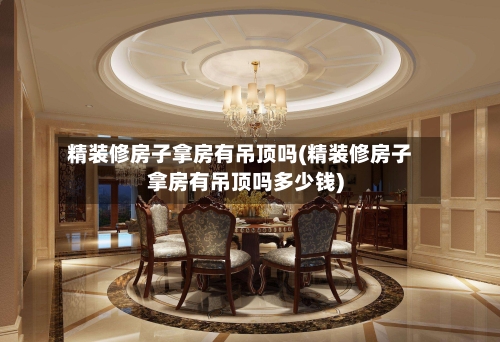 精装修房子拿房有吊顶吗(精装修房子拿房有吊顶吗多少钱)-第2张图片