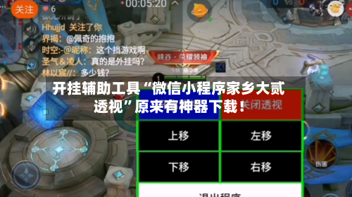 开挂辅助工具“微信小程序家乡大贰透视”原来有神器下载！