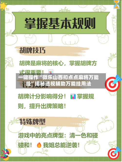 一键操作“微乐山西扣点点麻将万能挂”揭秘透视辅助万能挂用法