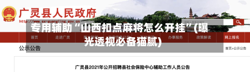 专用辅助“山西扣点麻将怎么开挂	”(曝光透视必备猫腻)-第2张图片