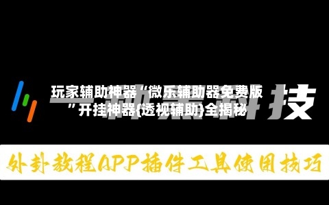 玩家辅助神器“微乐辅助器免费版”开挂神器{透视辅助}全揭秘