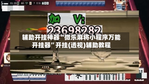 辅助开挂神器“微乐麻将小程序万能开挂器”开挂(透视)辅助教程-第2张图片